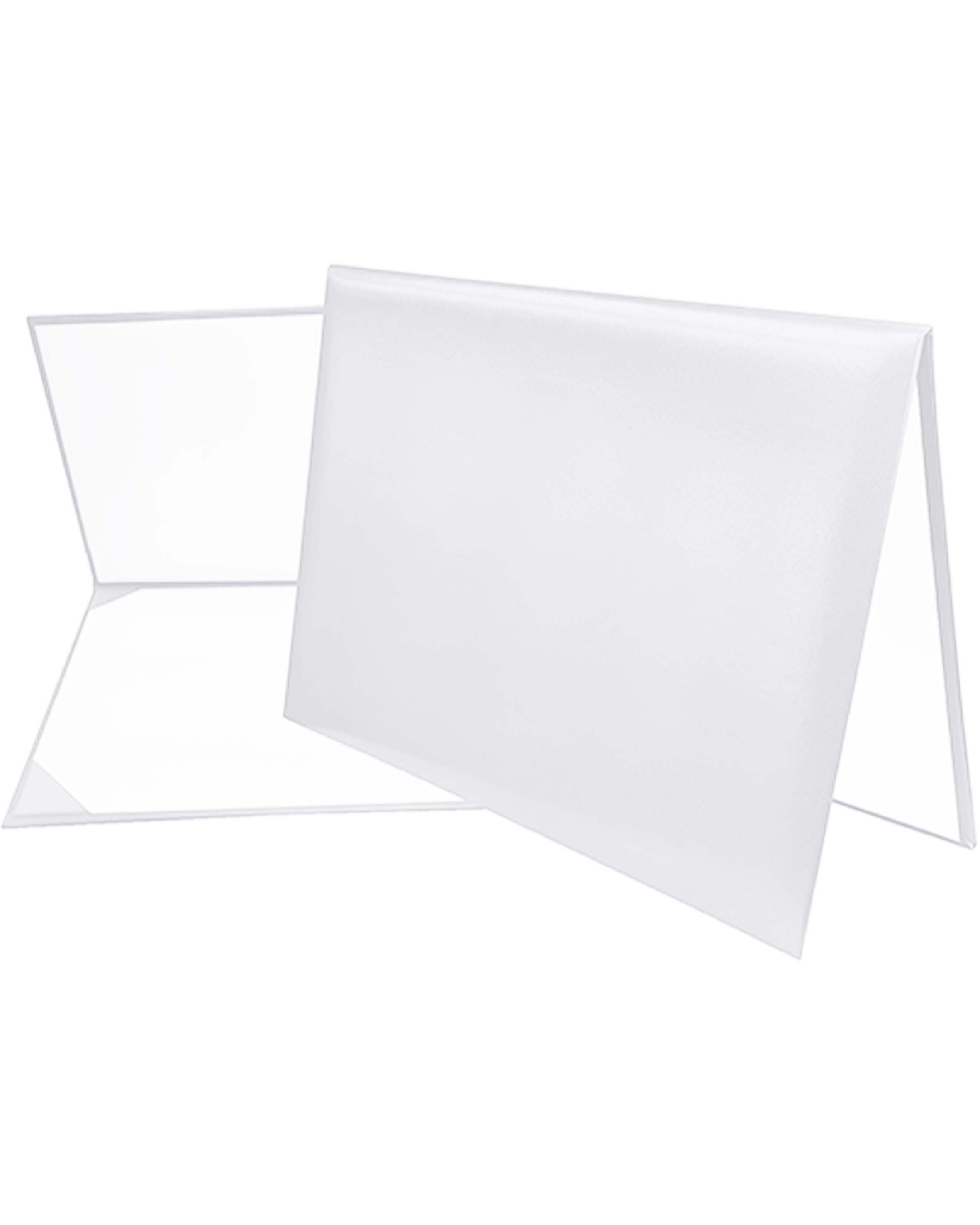 Smooth Leather Graduation Diploma Cover ( Tent Style-No printing ) Certificate Holder 8 1/2"x11"