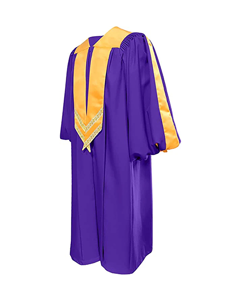 Deluxe Crescendo Choir Robe with Cuff Sleeves for Adult