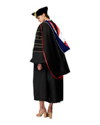 Deluxe Doctoral Graduation Hood with Gold Piping