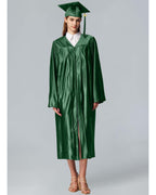 Unisex Shiny Graduation Cap and Gown with Tassel 2026 Year Charm ( Rich Color )