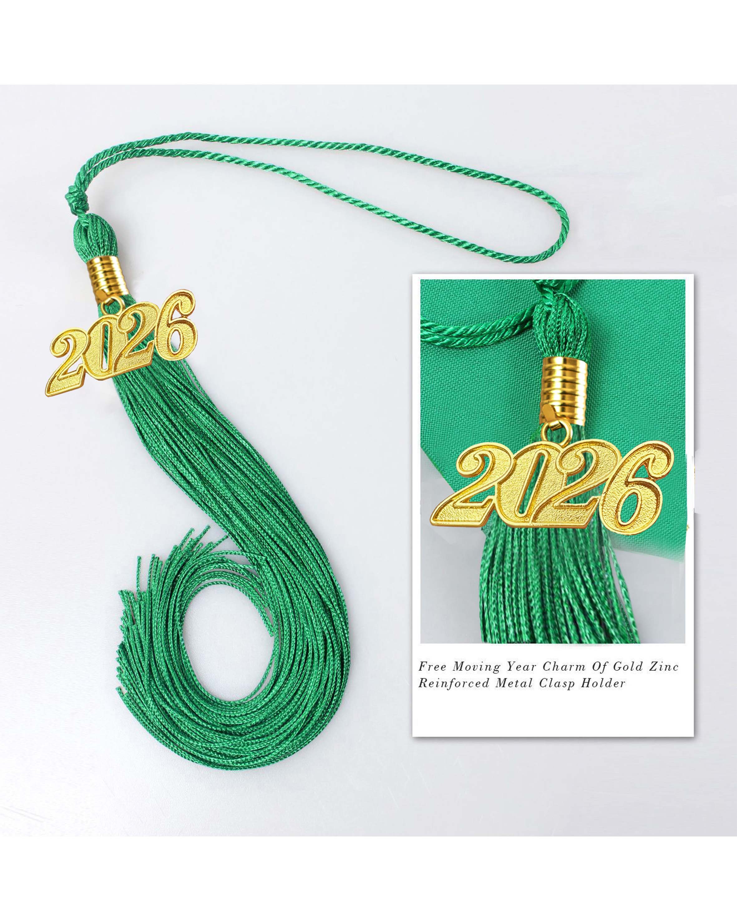Graduation Tassel with 2026 Year Charm For Cap and Gown ( Rich Color )
