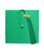 Unisex Kindergarten Shiny Graduation Cap for Pre-school with Tassel 2026 Year Charm (Rich Color)