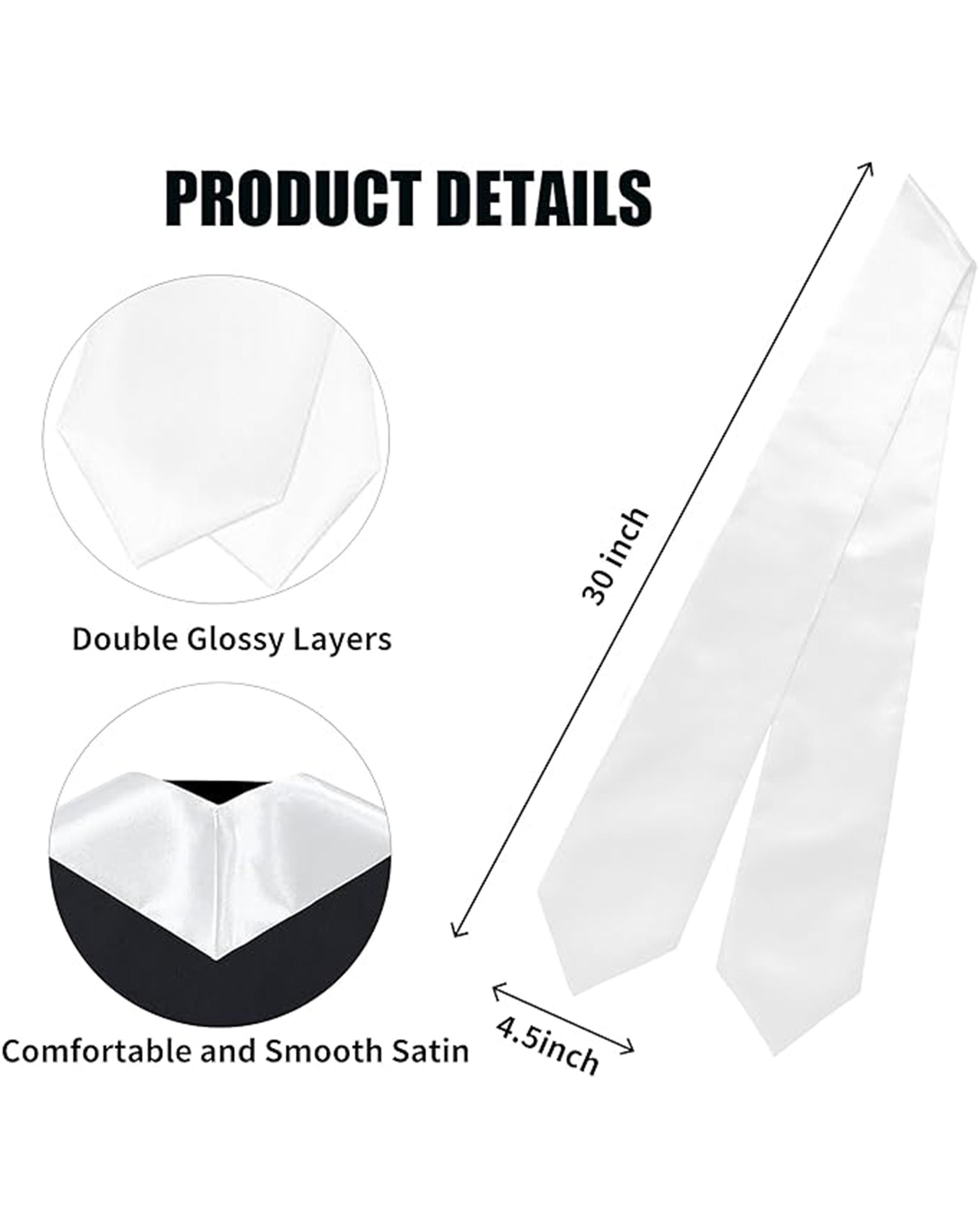 Unisex Graduation Stole | Choir Stole  Adult  60''