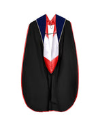 Deluxe Doctoral Graduation Hood with Gold Piping