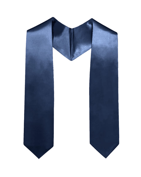 Unisex Kids Plain Graduation Stole 50” Total Length