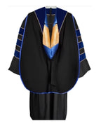 Deluxe Doctoral Graduation Hood with Gold Piping