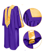 Deluxe Crescendo Choir Robe with Cuff Sleeves for Adult
