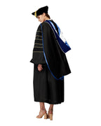 Deluxe Doctoral Graduation Hood with Gold Piping