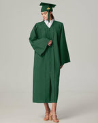 Unisex Matte Graduation Cap & Gown with Tassel 2026 Year Charm ( Rich Color )