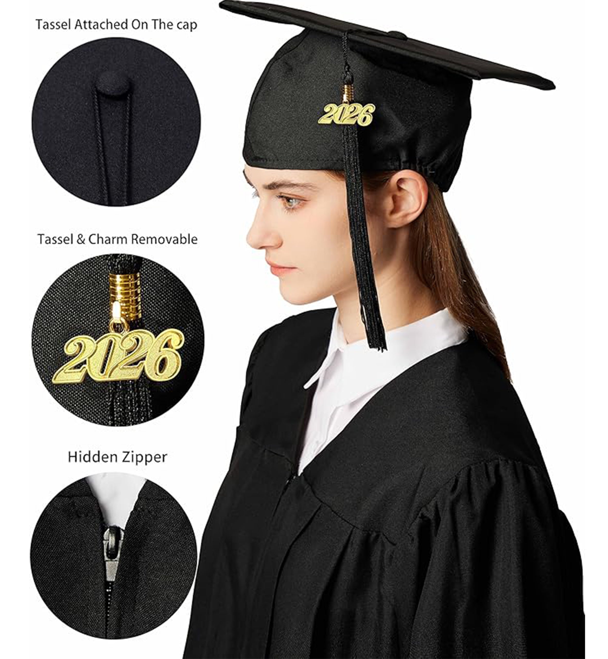 My GradDay 2026 Economy Master Graduation Cap, Gown & Tassel Package
