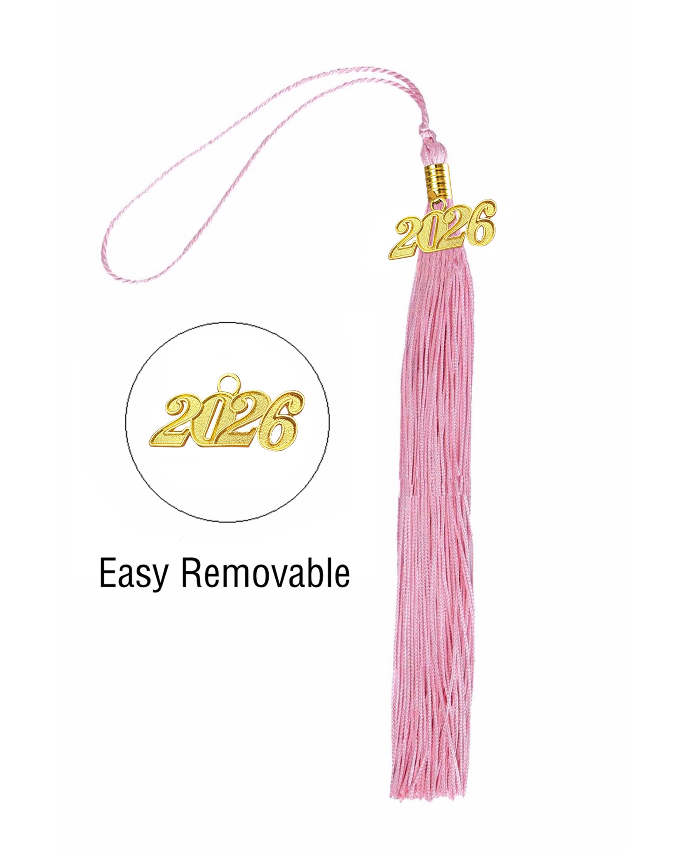 Graduation Tassel with 2026 Year Charm For Cap and Gown ( Rich Color )
