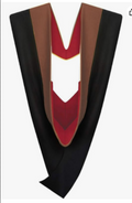 Rutgers Subscription only Doctoral Gown Doctoral Tam and Doctoral Hood，Master Cap and Gown ,hood