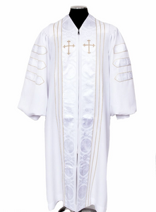 MyGradDay Black doctoral pulpit robes of Divinity Clergy Robe（复制）
