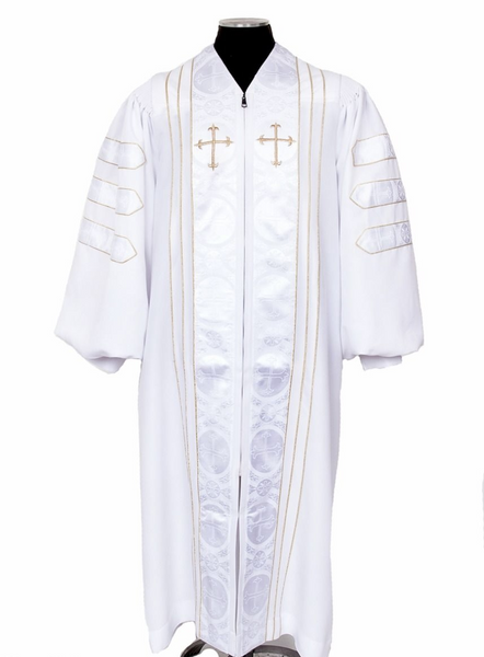MyGradDay Black doctoral pulpit robes of Divinity Clergy Robe（复制）