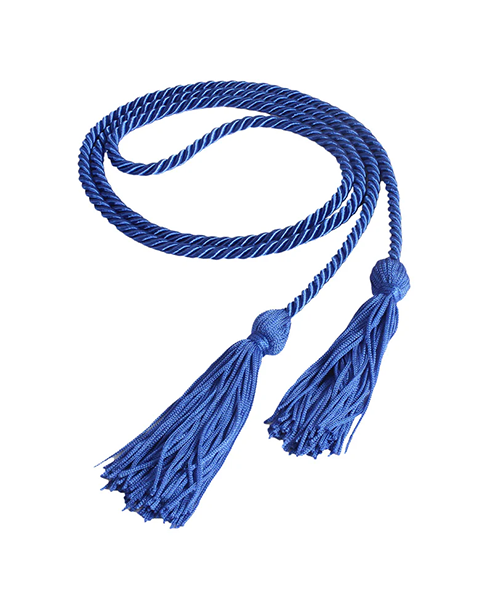 Graduation Honor Cord Single Colorful Royan Finish Cord Length 68"