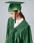 Unisex Shiny Graduation Cap and Gown with Tassel 2026 Year Charm ( Rich Color )