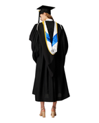 MyGradDay Unisex Master Graduation Gown Cap and Hood Master Regalia with 2026 Tassel