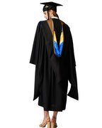MyGradDay Unisex Master Graduation Gown Cap and Hood Master Regalia with 2026 Tassel