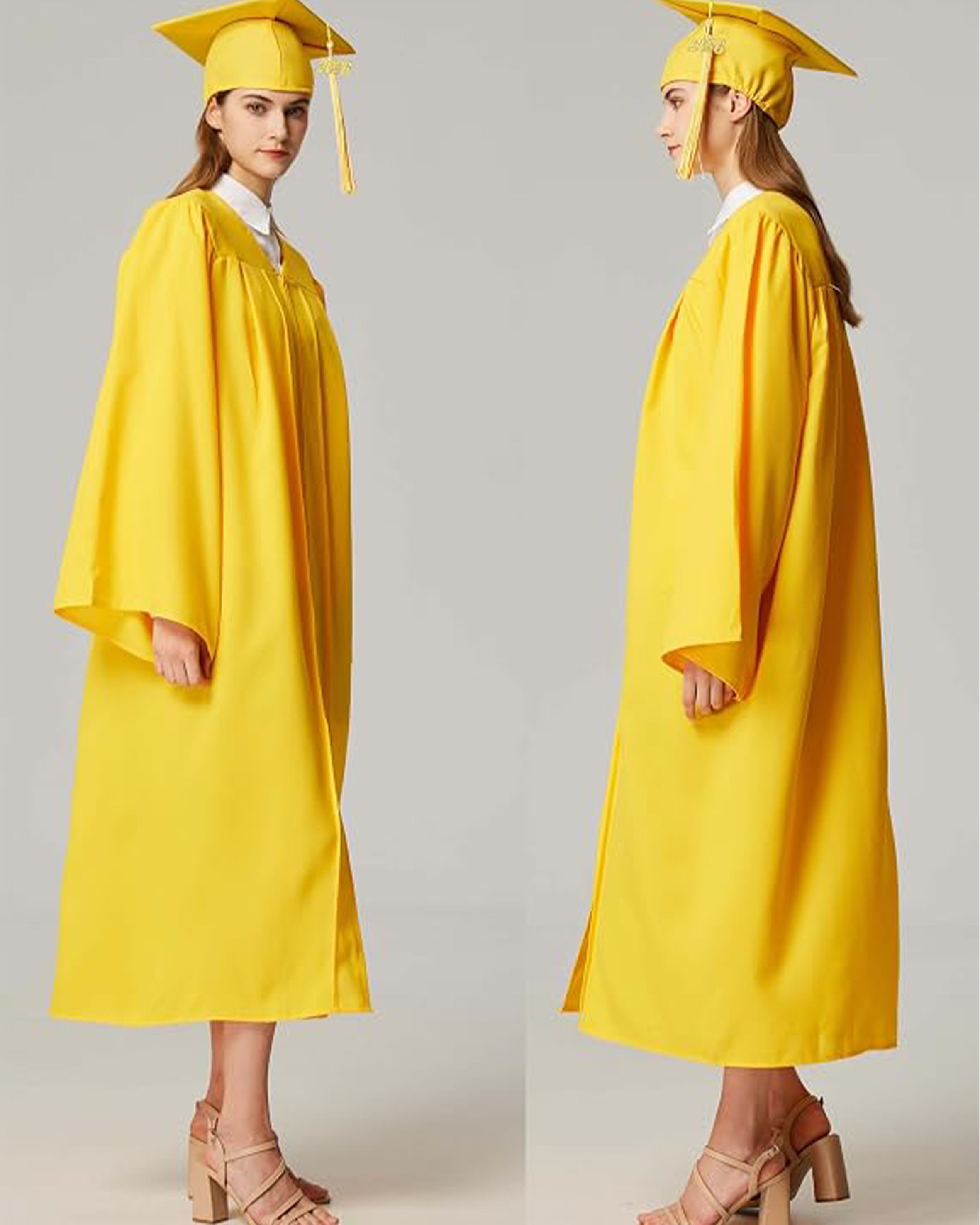 MyGradDay Unisex Matte Graduation Cap and Gown 2026 Set with Tassel Honor Cord Graduation Stoles