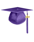 Unisex Kindergarten Shiny Graduation Cap for Pre-school with Tassel 2026 Year Charm (Rich Color)