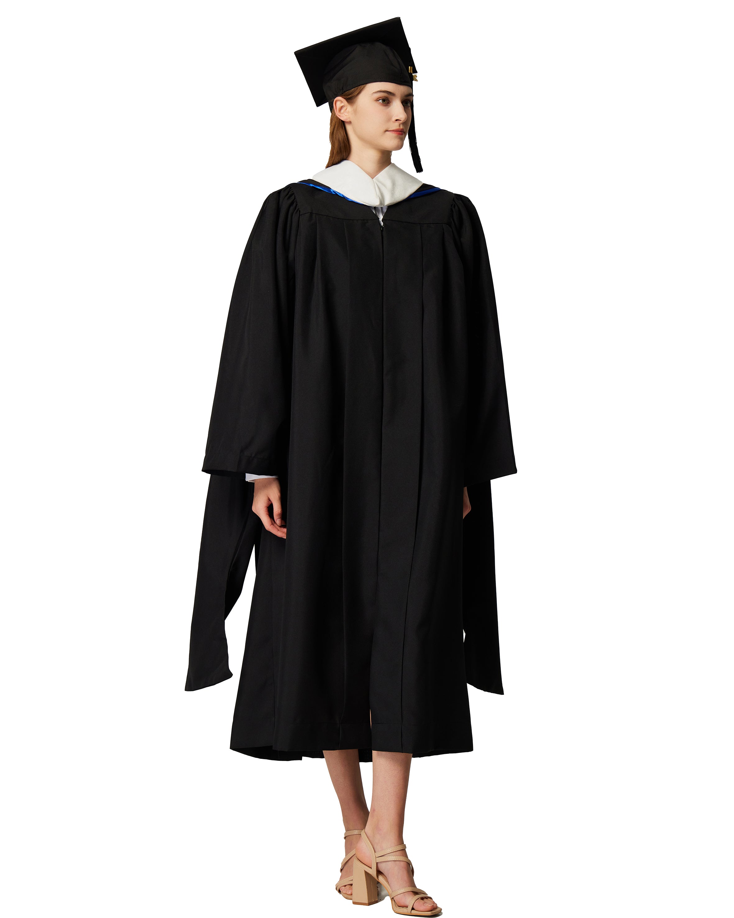 MyGradDay Unisex Master Graduation Gown Cap and Hood Master Regalia with 2026 Tassel