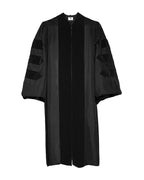 Deluxe Doctoral Graduation Gown with No Piping | Graduation Regalia | PHD Gown