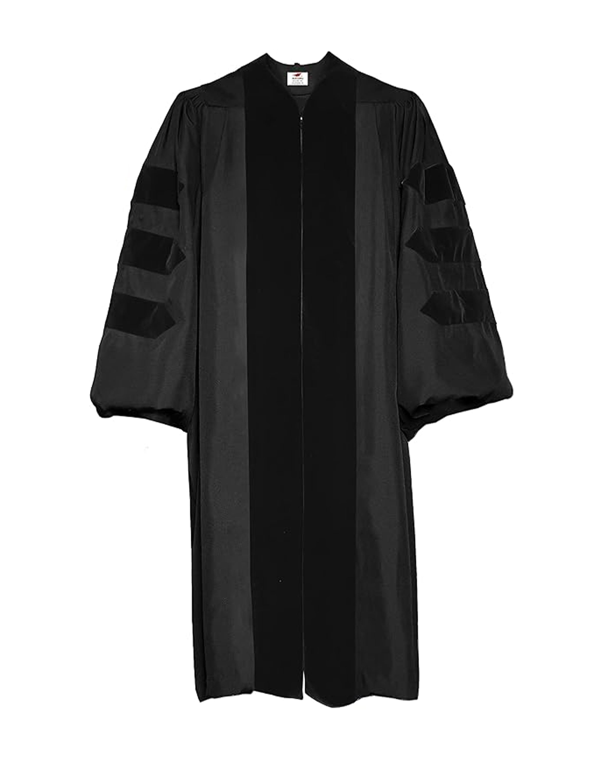 Deluxe Doctoral Graduation Gown with No Piping | Graduation Regalia | PHD Gown