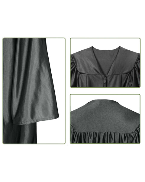 Shiny Preschool and Kindergarten Graduation Gown & Cap Tassel with 2025 Year Charm