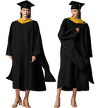 MyGradDay Unisex Master Graduation Gown Cap and Hood Master Regalia with 2026 Tassel