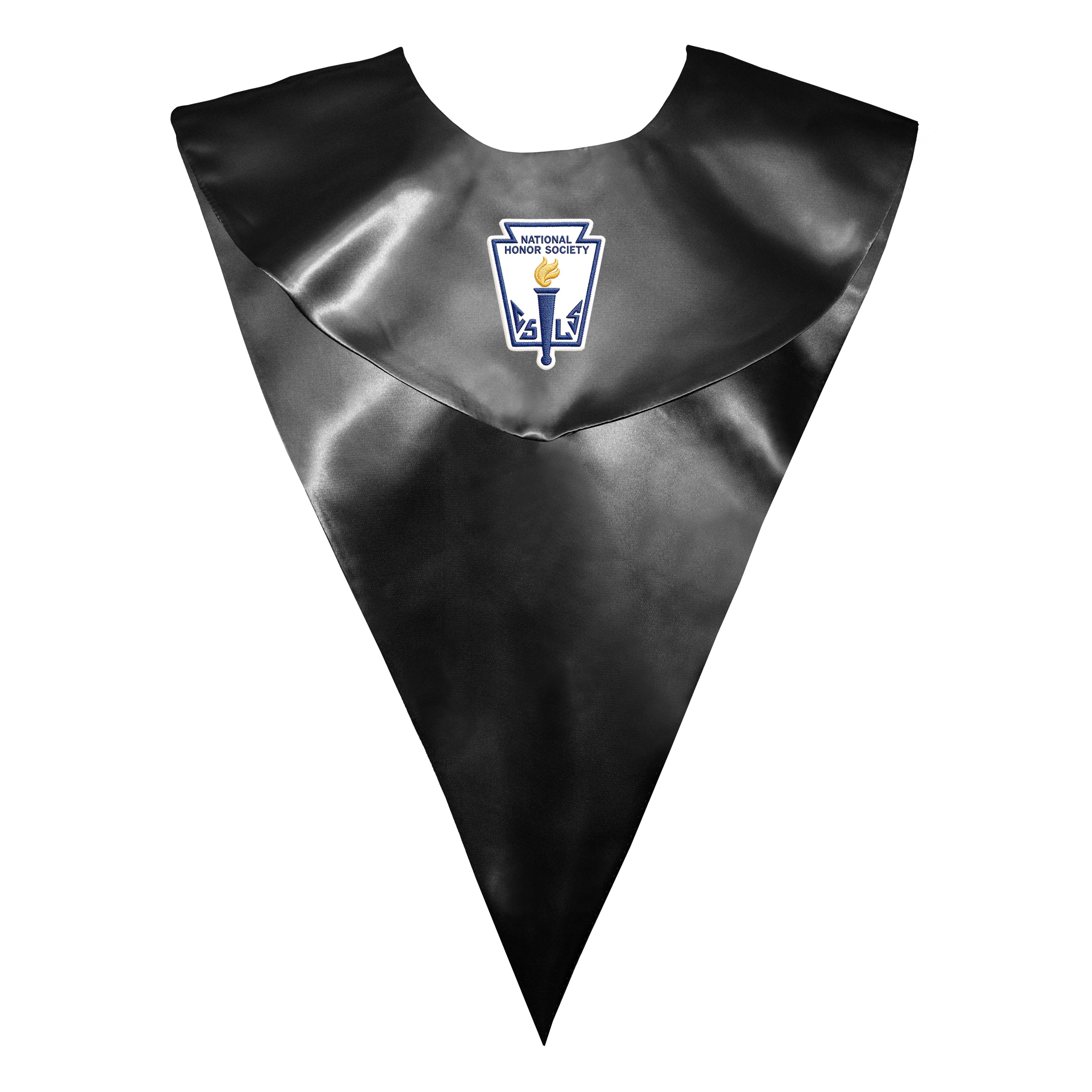 nisex V Shape Choir Stole with National Honor Society Logo Graphic