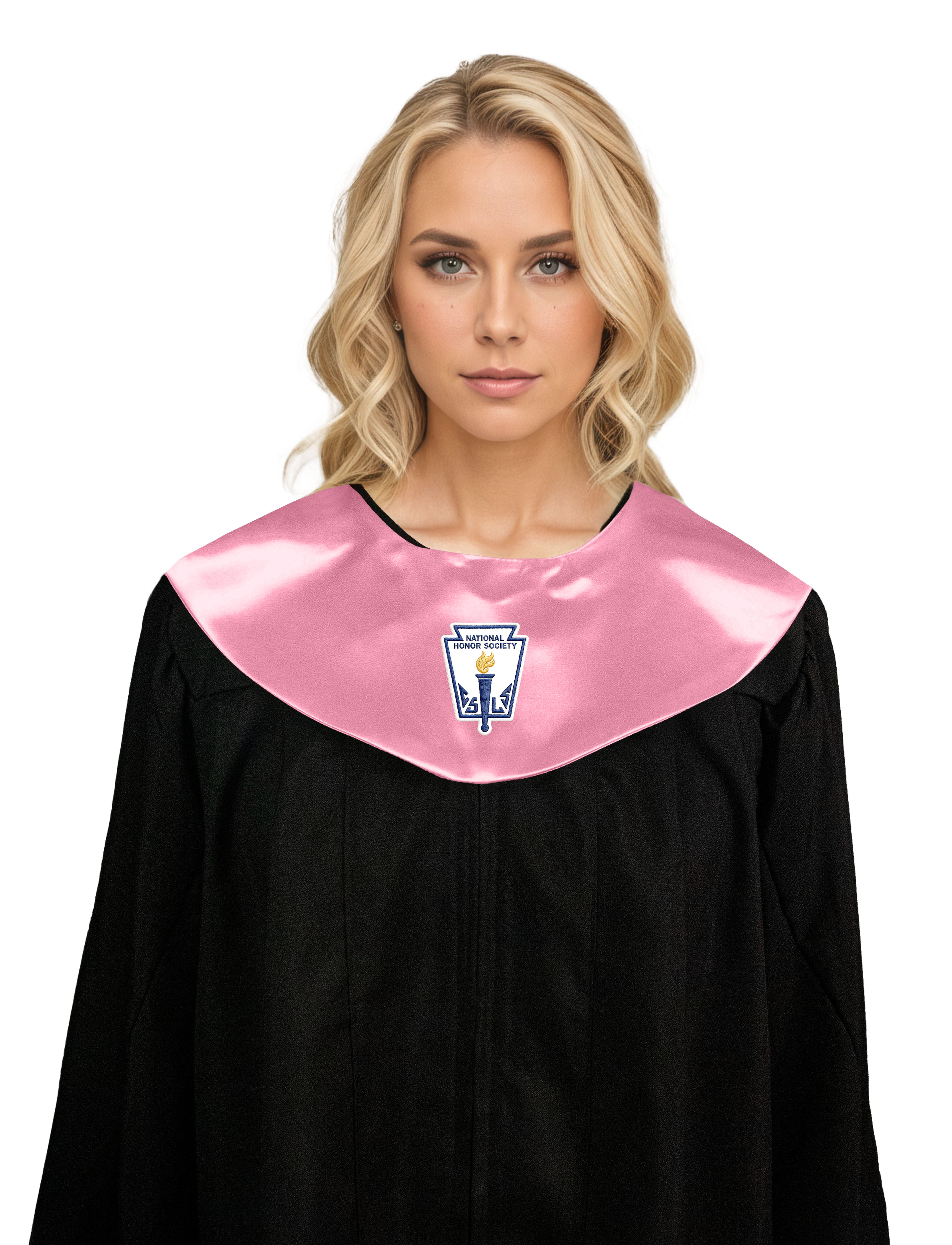 nisex V Shape Choir Stole with National Honor Society Logo Graphic