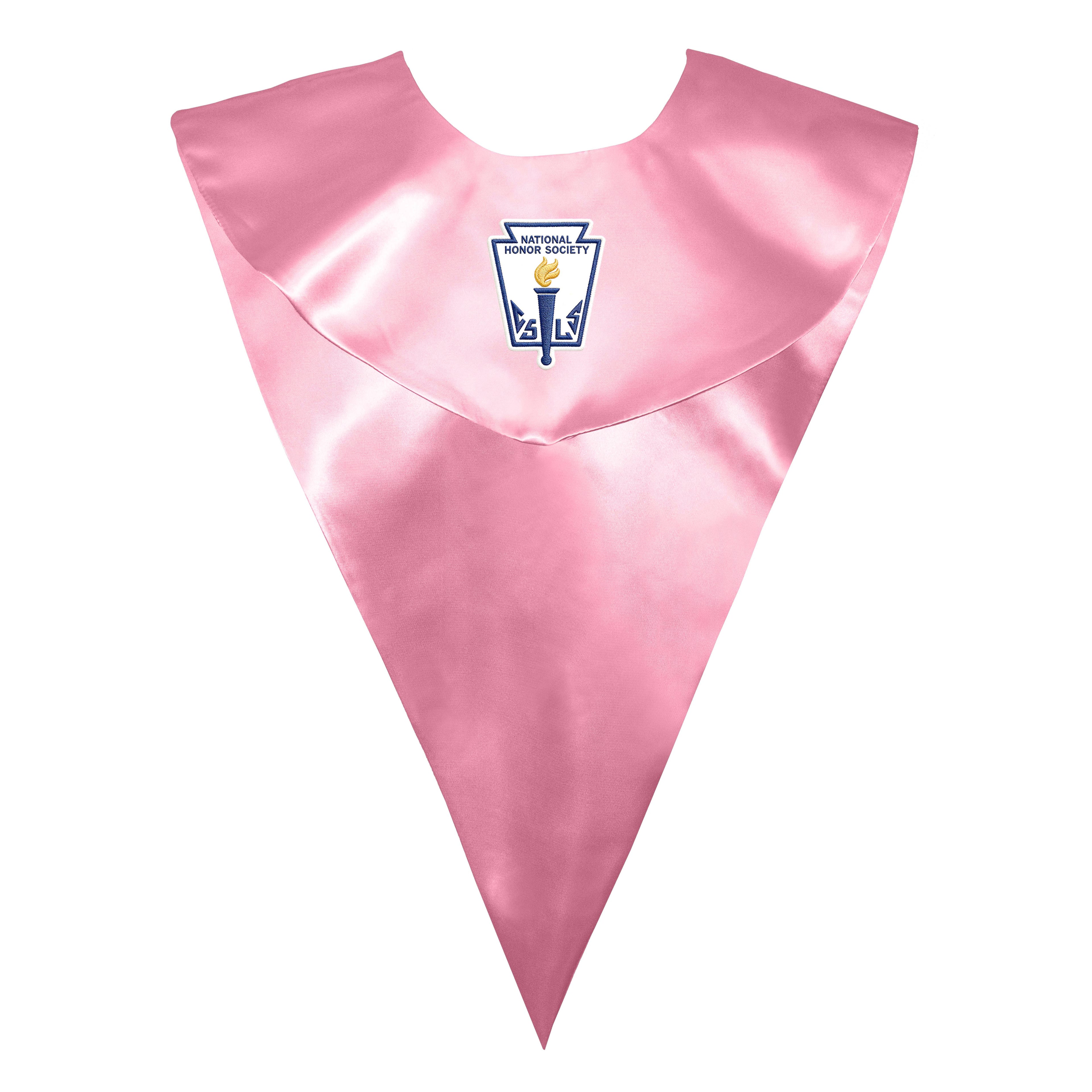 nisex V Shape Choir Stole with National Honor Society Logo Graphic