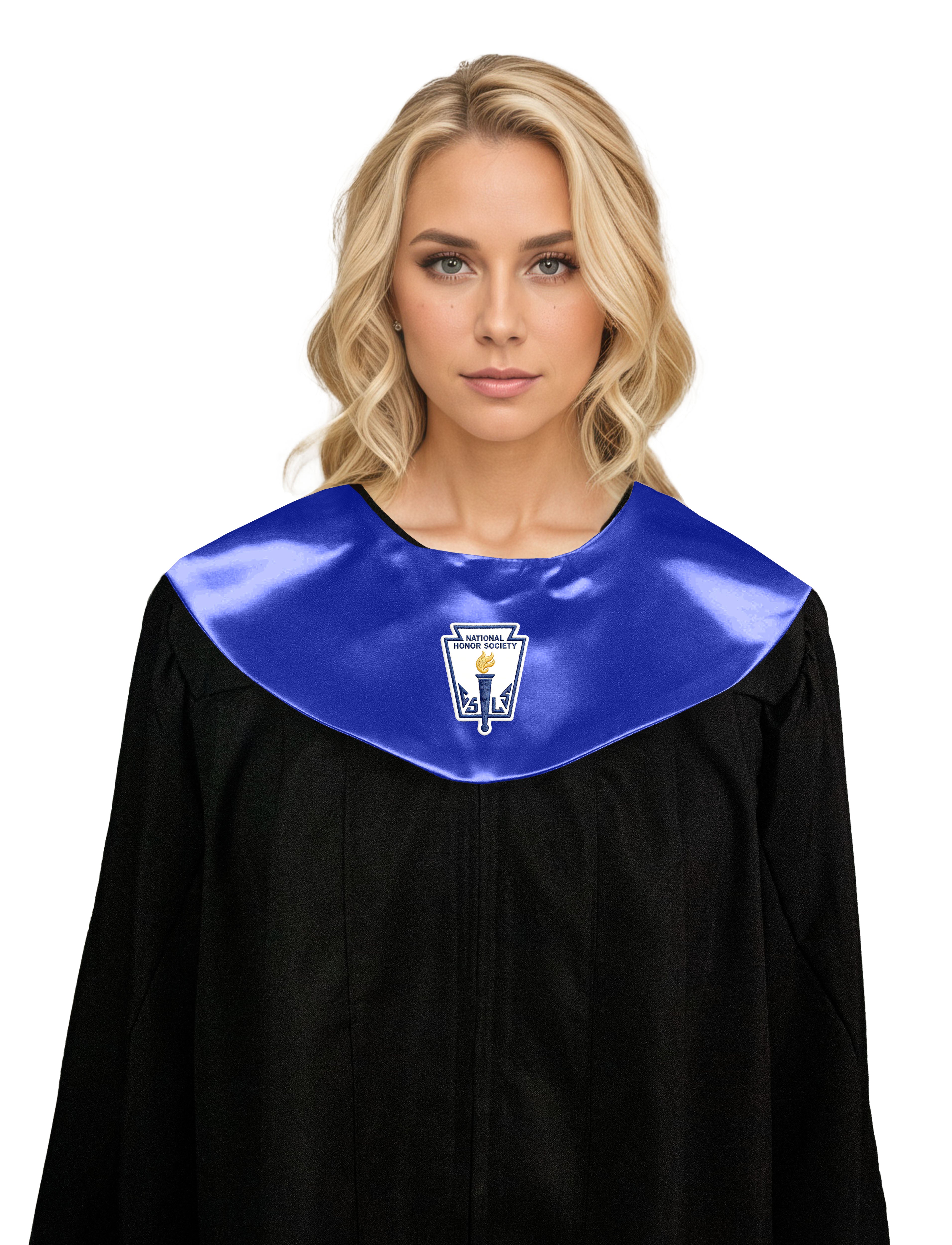 nisex V Shape Choir Stole with National Honor Society Logo Graphic