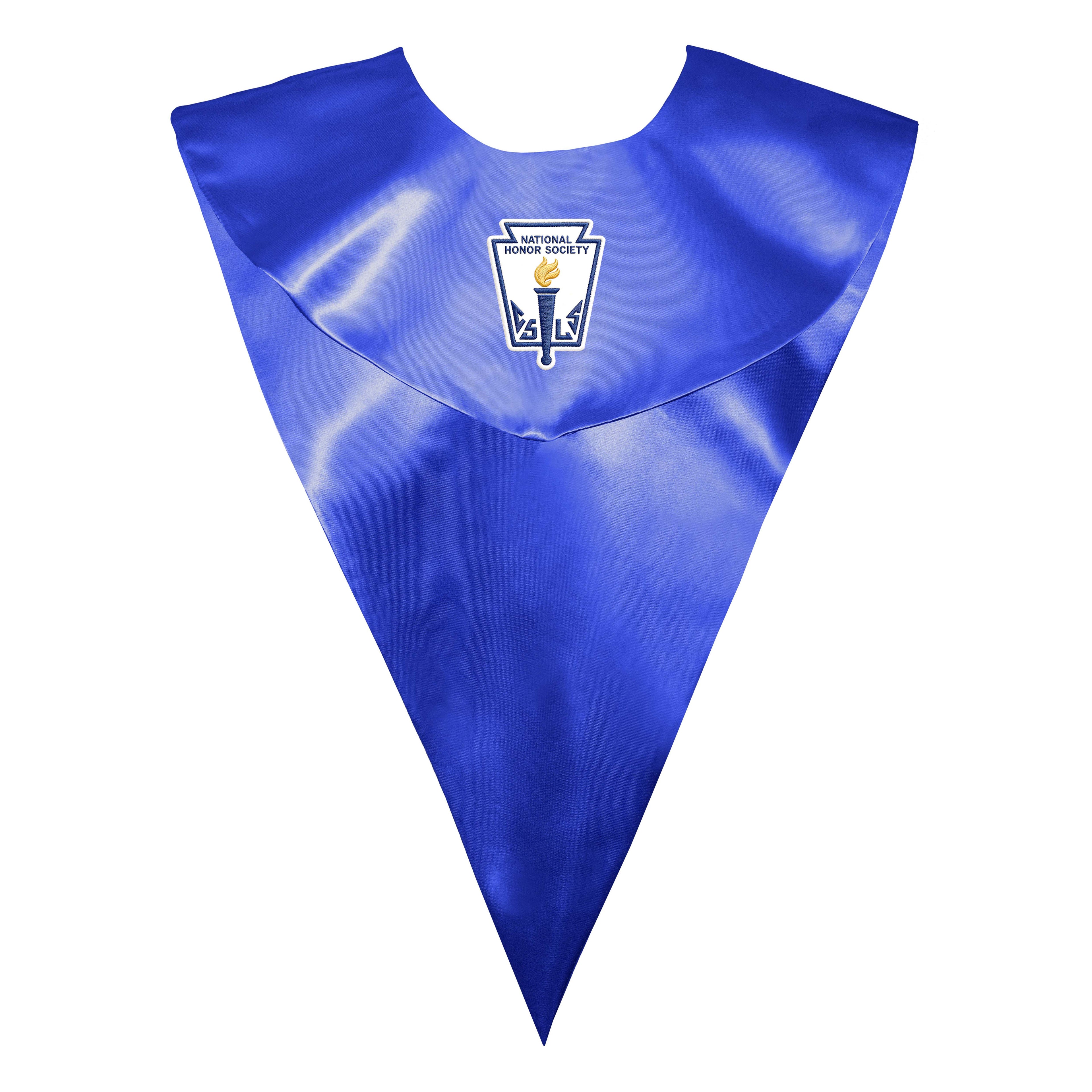 nisex V Shape Choir Stole with National Honor Society Logo Graphic
