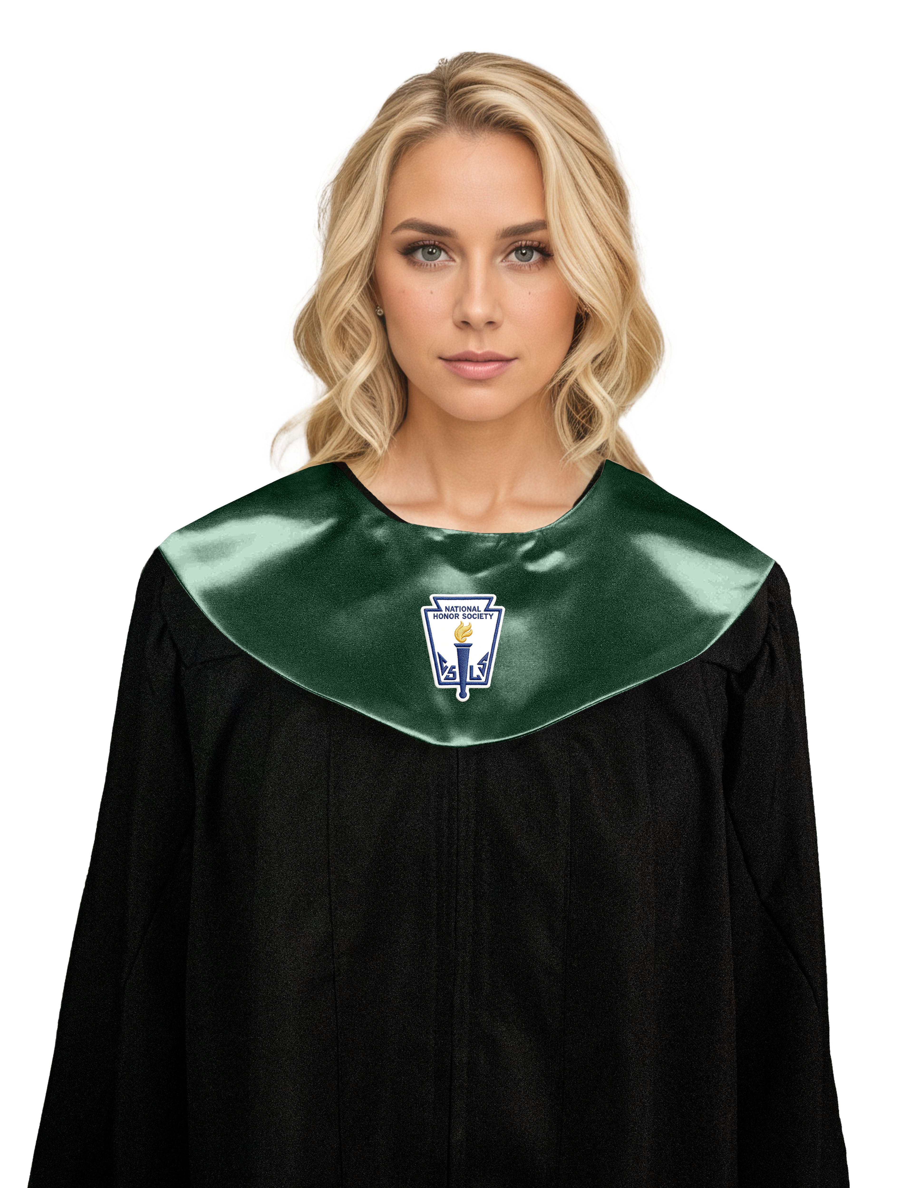 nisex V Shape Choir Stole with National Honor Society Logo Graphic