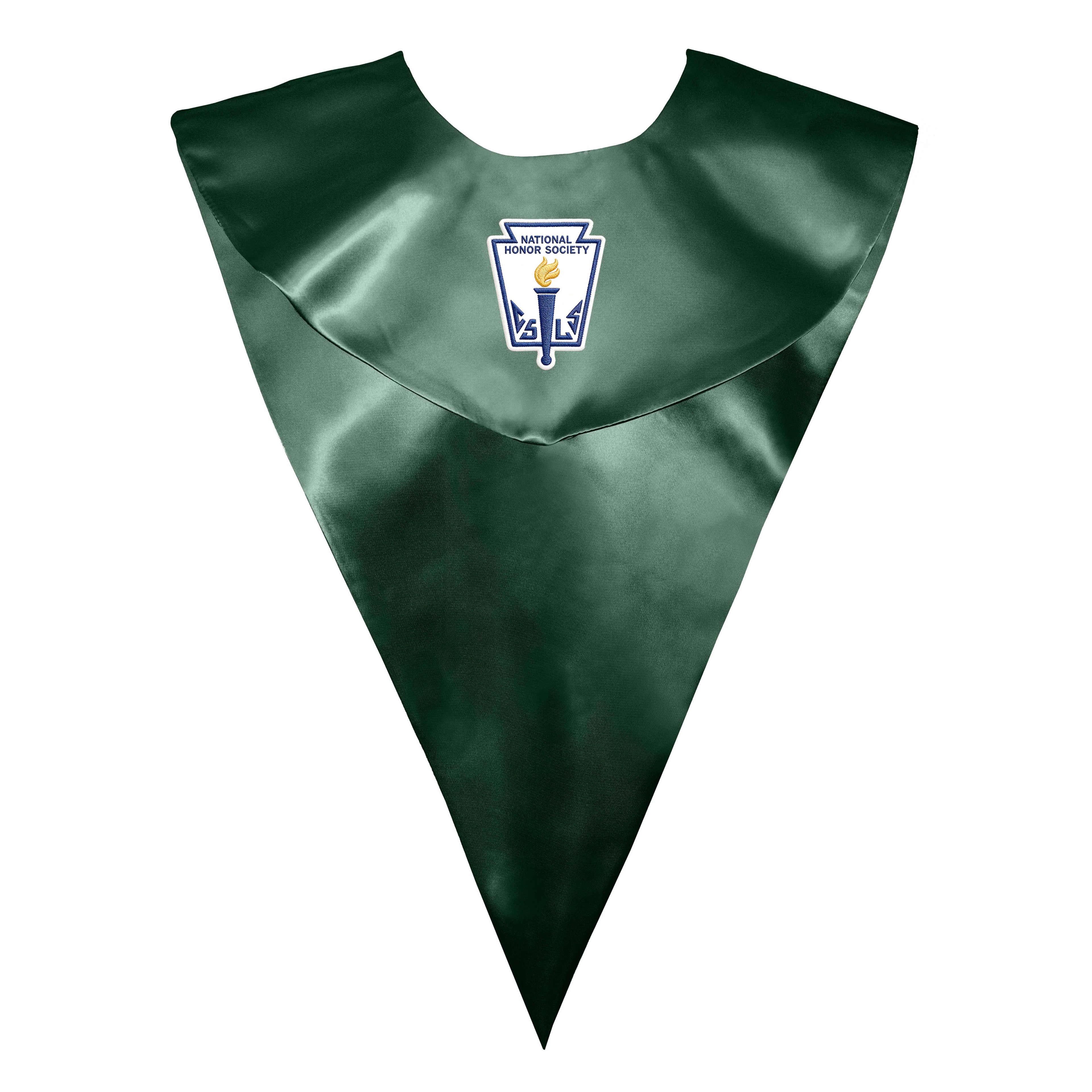 nisex V Shape Choir Stole with National Honor Society Logo Graphic