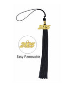 Graduation Tassel with Year Charm 2024/2025 For Cap and Gown Rich Color