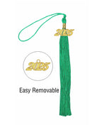 Graduation Tassel with Year Charm 2024/2025 For Cap and Gown Rich Color
