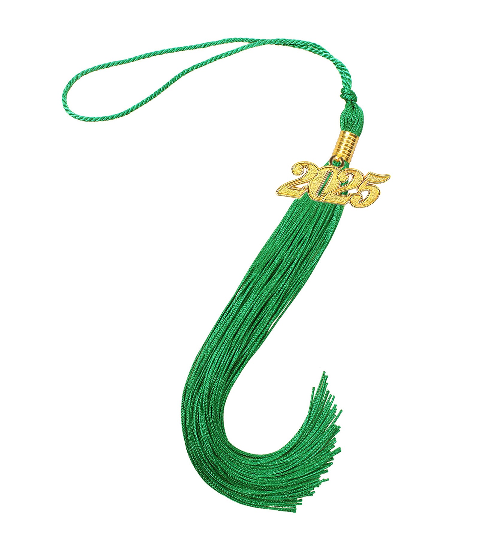 Graduation Tassel with Year Charm 2024/2025 For Cap and Gown Rich Color
