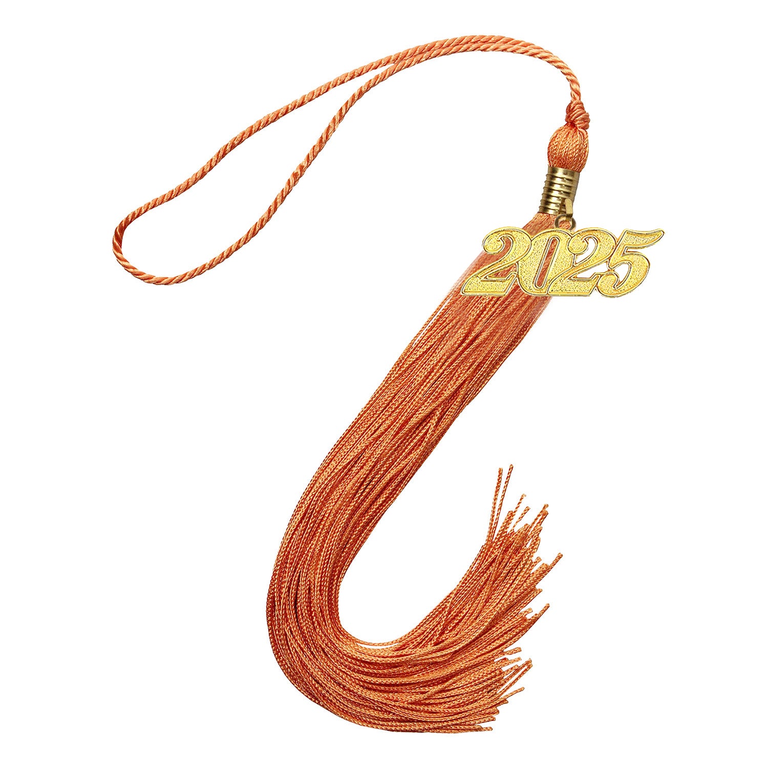 Graduation Tassel with Year Charm 2024/2025 For Cap and Gown Rich Color