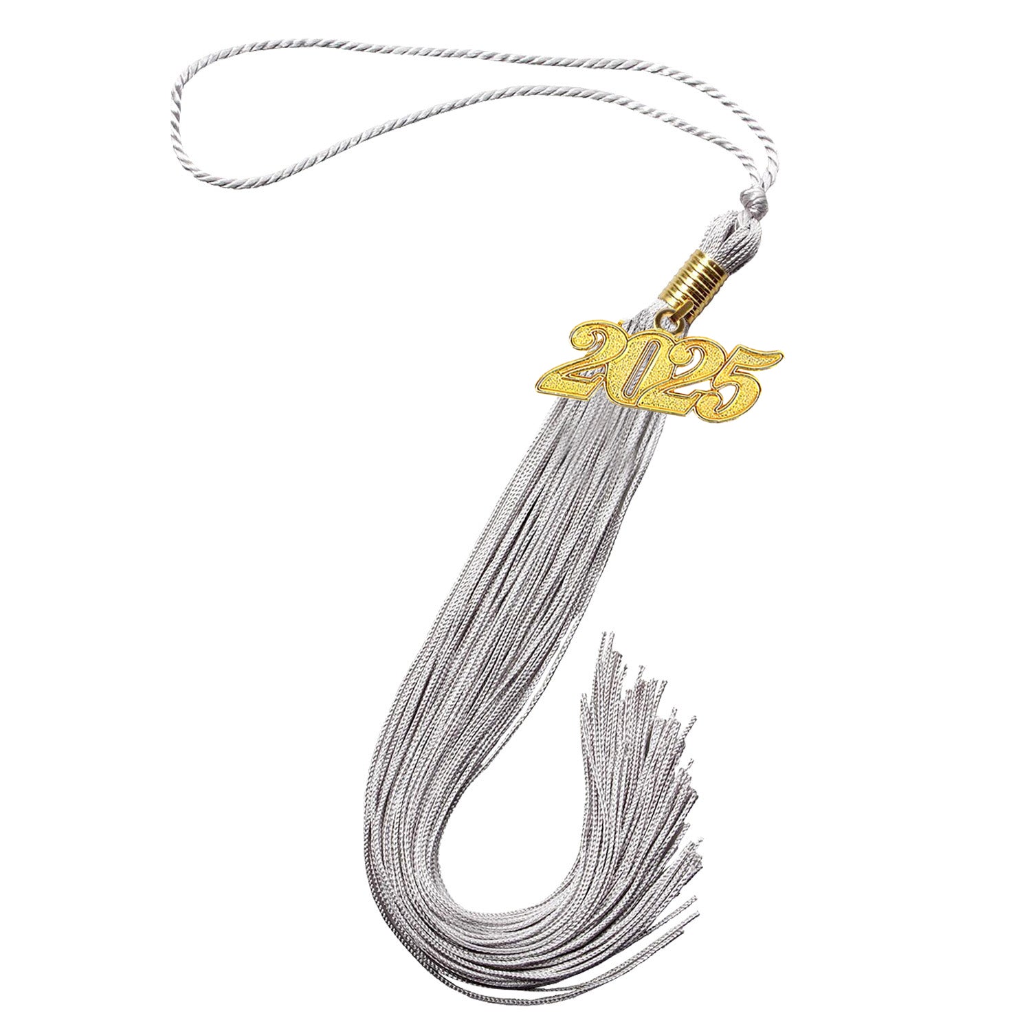 Graduation Tassel with Year Charm 2024/2025 For Cap and Gown Rich Color