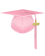 Shiny Preschool and Kindergarten Graduation Gown & Cap Tassel with 2025 Year Charm and stole