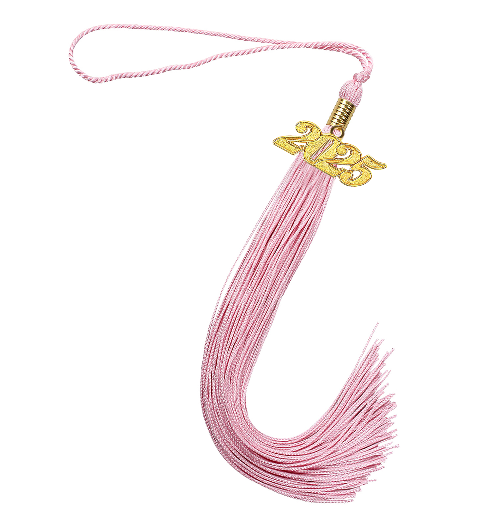 Graduation Tassel with Year Charm 2024/2025 For Cap and Gown Rich Color