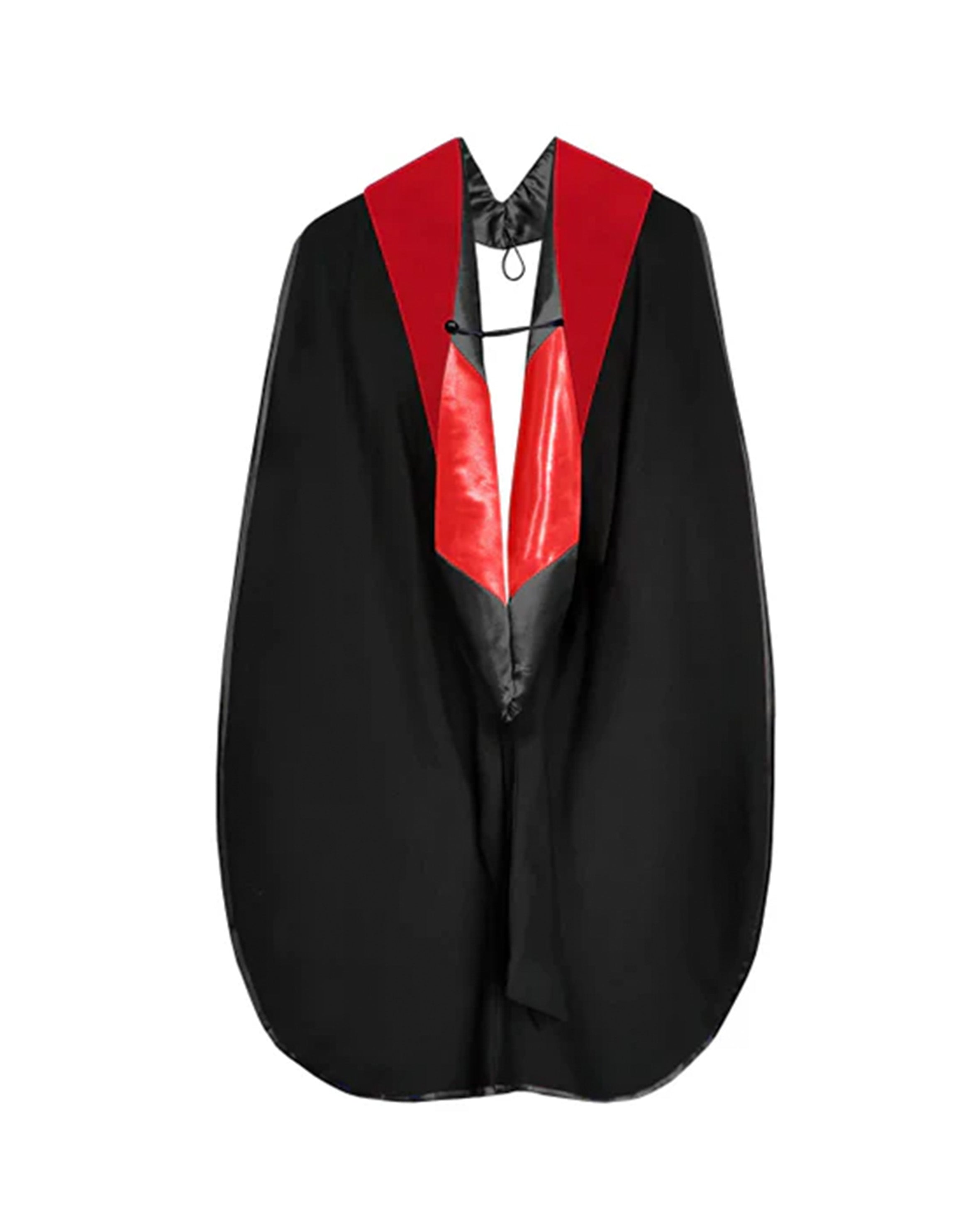 Deluxe Doctoral Graduation Hood with NO piping
