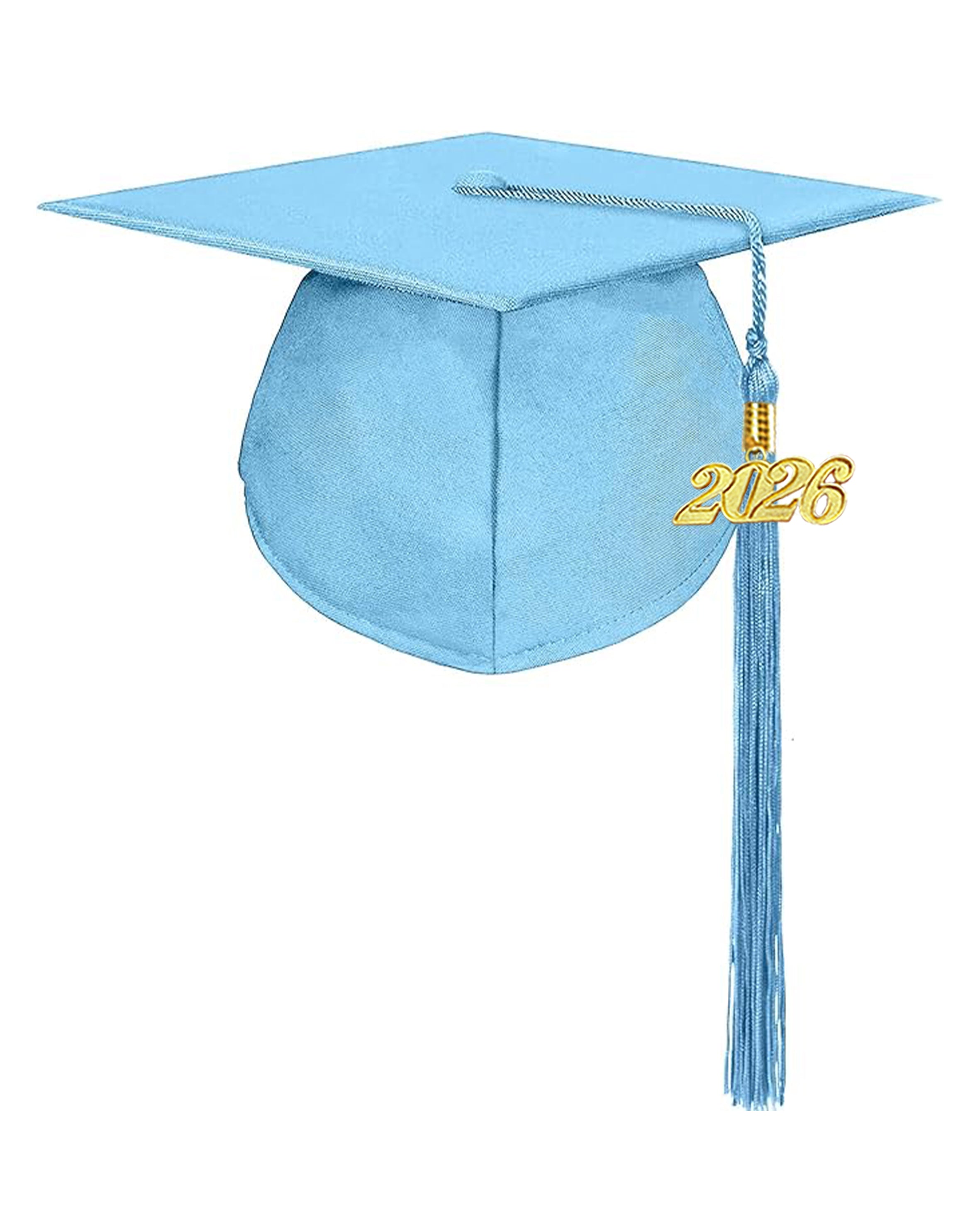 MyGradDay Unisex Adult Matte Graduation Cap with Tassel 2026 Year Charm