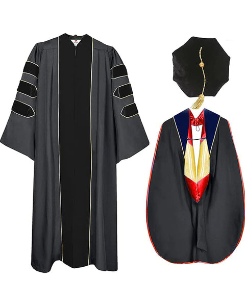 Rutgers Subscription only Doctoral Gown Doctoral Tam and Doctoral Hood