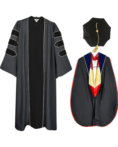 Rutgers Subscription only Doctoral Gown Doctoral Tam and Doctoral Hood
