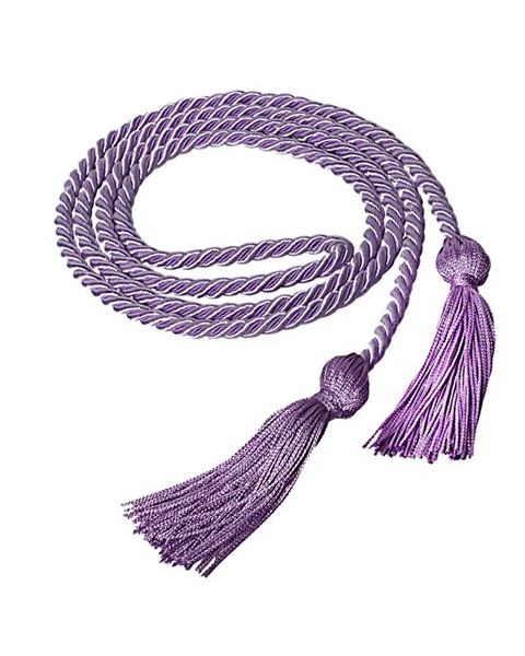 Graduation Honor Cord Single Colorful Royan Finish Cord Length 68"