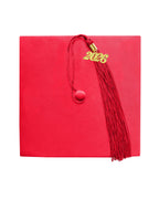 Unisex Kindergarten Shiny Graduation Cap for Pre-school with Tassel 2026 Year Charm (Rich Color)