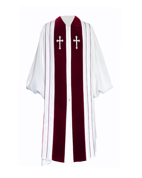 MyGradDay Unisex Deluxe Church Robes  Pulpit Clergy Robe Pastor Robes  Customized